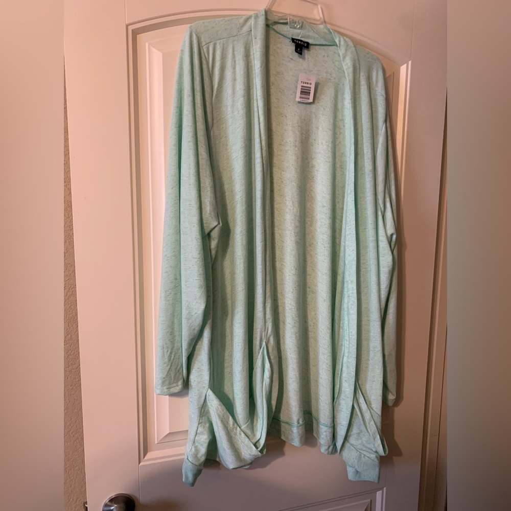 Torrid Mint Cardigan